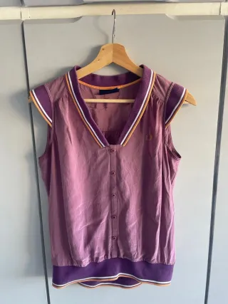 Top Fred Perry morado