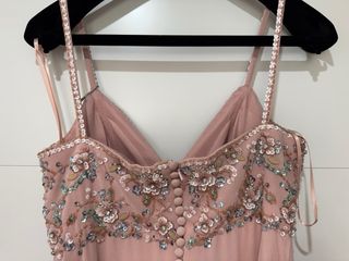 Vestido fiesta PRONOVIAS rosa