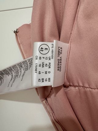 Vestido fiesta PRONOVIAS rosa