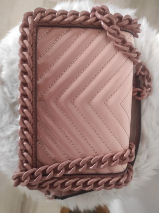 Bolso rosa charol fiesta