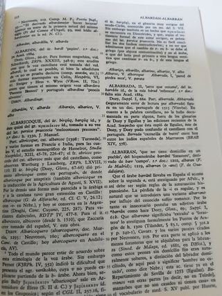 Diccionario crítico etimológico. Corominas. Vol I
