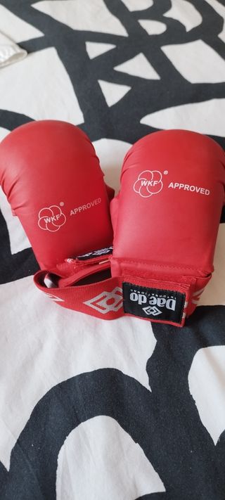 Guantes Karate Dae Do rojos