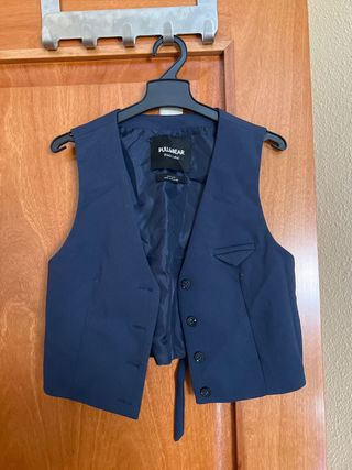 Chaleco Pull&Bear azul