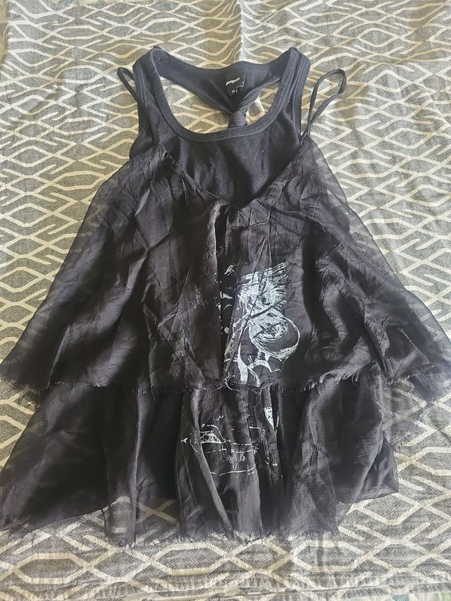 Camiseta negra Desigual - M 2 piezas