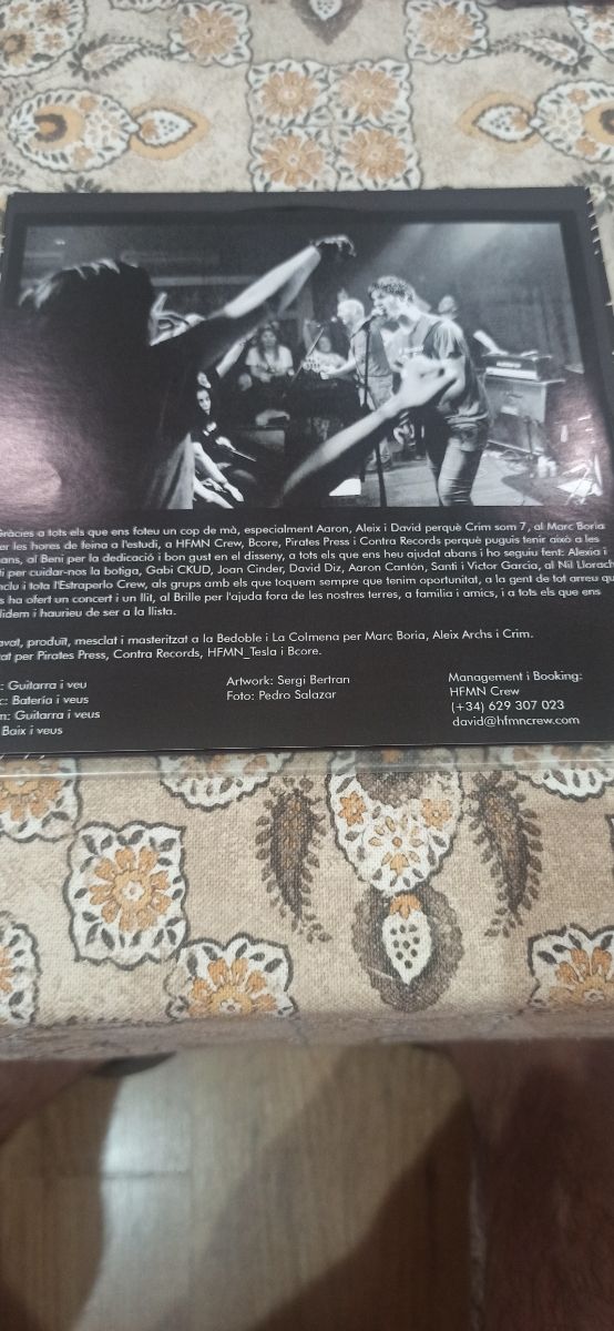 Vinilo CRIM - Sense Excuses