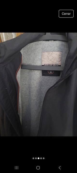 Cazadora Napapijri negra - Talla L