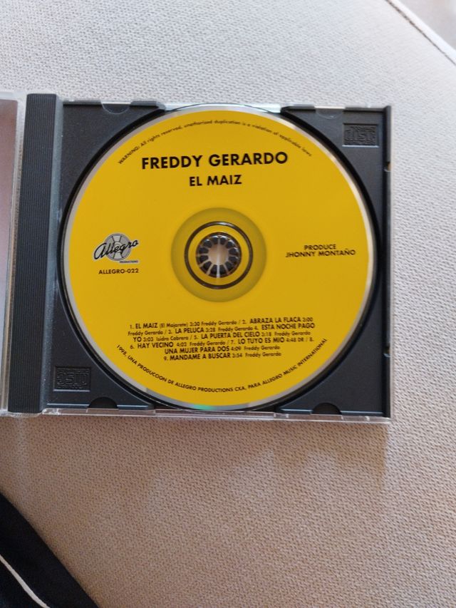 CD Freddy Gerardo - El Maíz