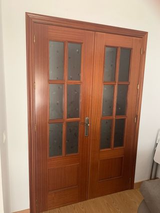 CONJUNTO DE 2 puertas con cristalera 