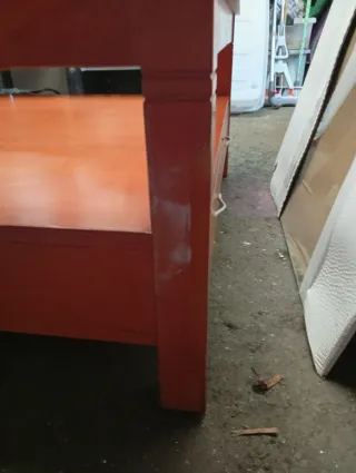 Mesa centro madera marrón