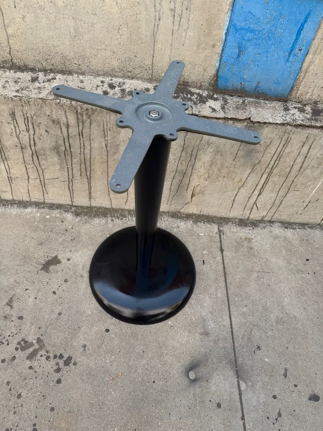 19 bases mesa Ø redondas negras