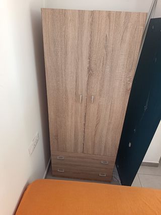 Armario madera 2 cajones