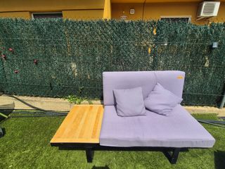 Sofá exterior hierro