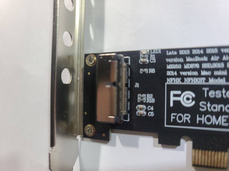 Adaptador PCIe  para SSD de portátil Apple + otro afbeelding 2