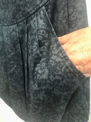 Vestido negro Zara - palabra de honor