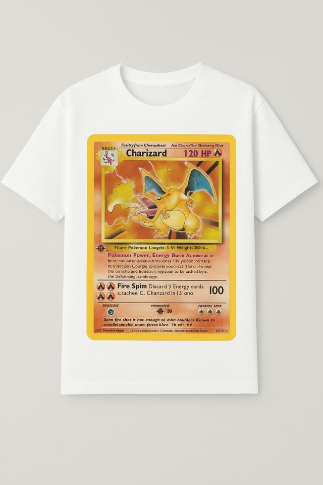 Camiseta Carta Pokemon (Personalizable)