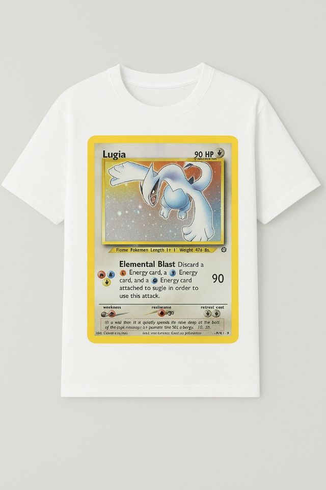Camiseta Carta Pokemon (Personalizable)