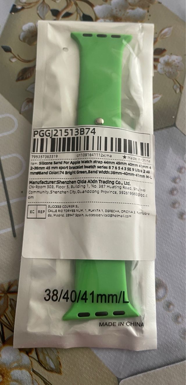 3 correas para Apple Watch 38/40/41mm + Protectore