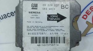 Centralita airbag 09229037 opel astra club 809688