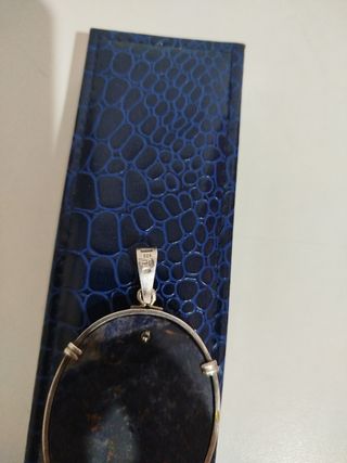 Colgante plata lapislázuli antiguo