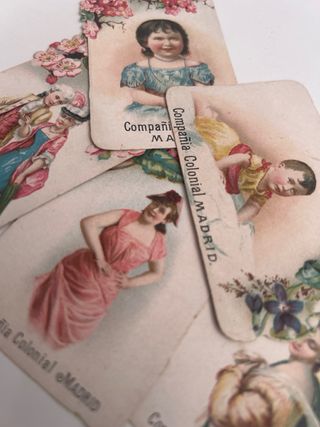 5 Cromos Compañía Colonial Madrid