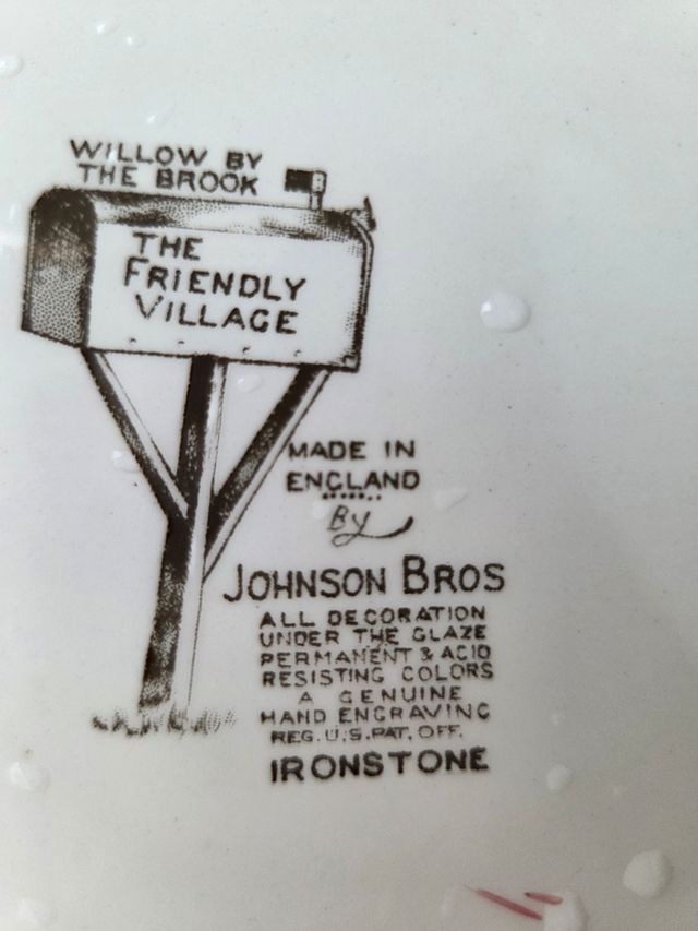 Plato Johnson Brothers - Vintage