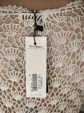 Bolero calado Zendra 5XL beige