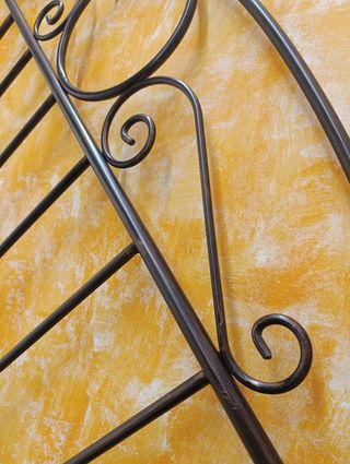 Cabecero hierro 135 cm forjado