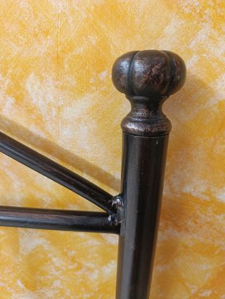 Cabecero hierro 135 cm forjado