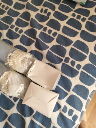 2 Estores azules de tela