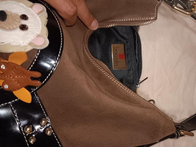 Borsa Braccialini vintage: borsa marrone