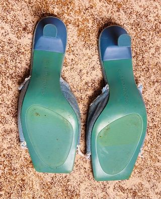 Sandalias vaqueras azules