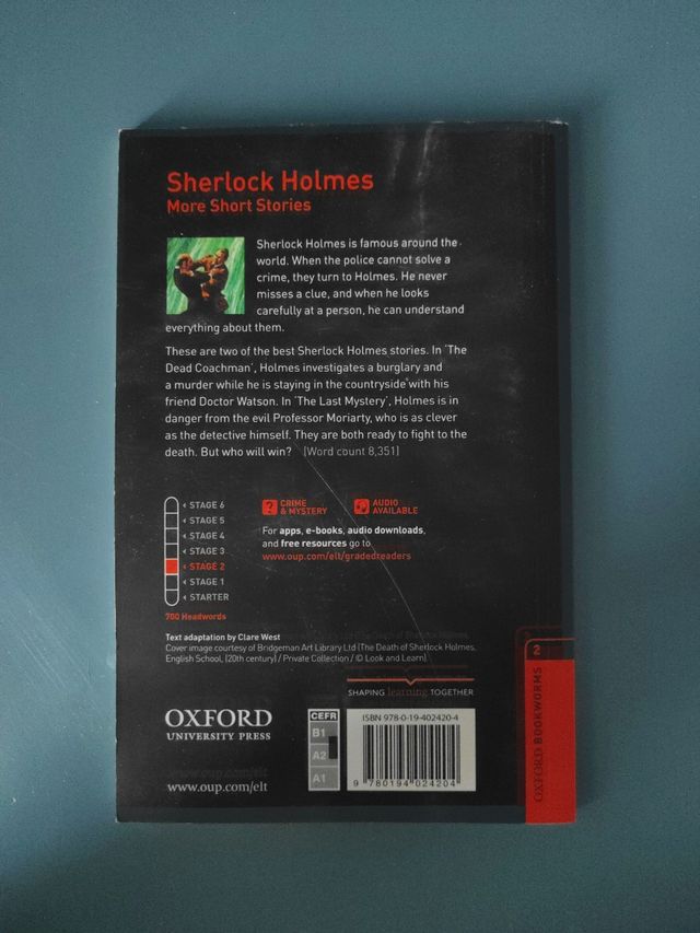 Oxford Bookworms 3e 2 Sherlock Holmes More Stories