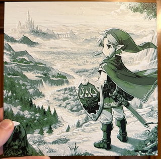 Lámina Zelda impresa 3D