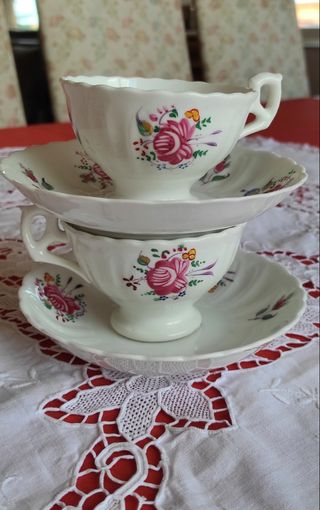 2 Tazze da Tè Antiche - Inghilterra 1838