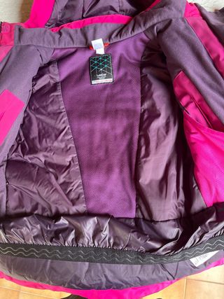 Abrigo nieve Lurbel rosa-morado