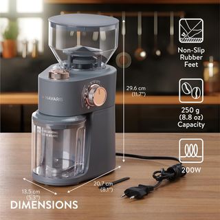 Molinillo café Navaris Ajustable 200W