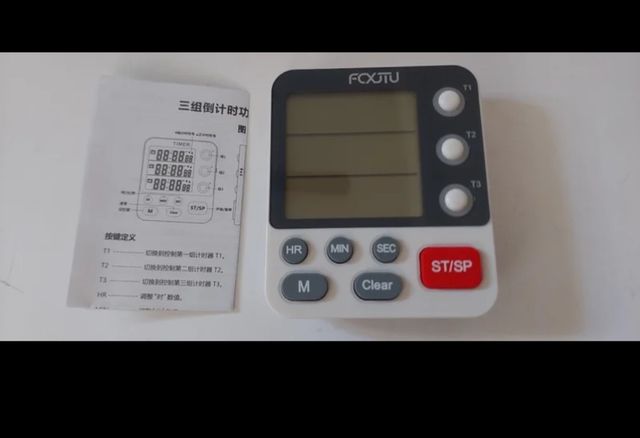 Temporizador cocina 3 tiempos FCXITU