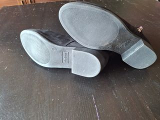 Botines negros niña - Piel