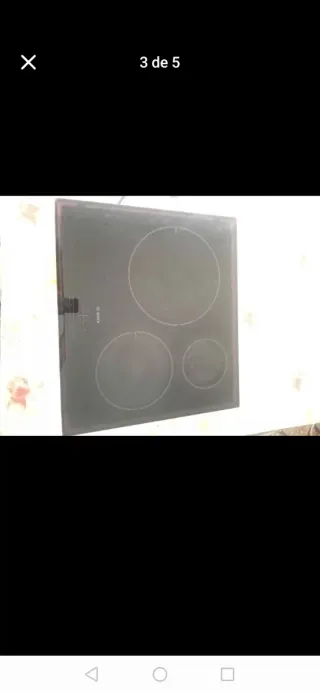 Placa inducción Bosch - 3 zonas, no hago envío.