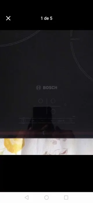 Placa inducción Bosch - 3 zonas, no hago envío.