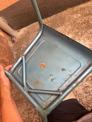 2 Sillas metálicas vintage - Flex