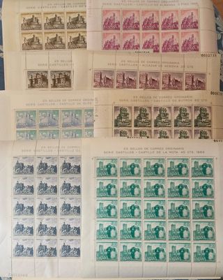 Sellos España 1966: 8 pliegos