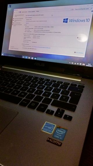Portátil Asus notebook táctil 