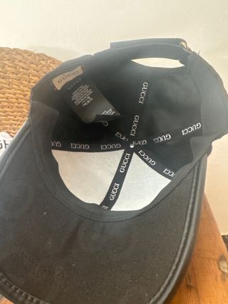 Gorra Gucci negra