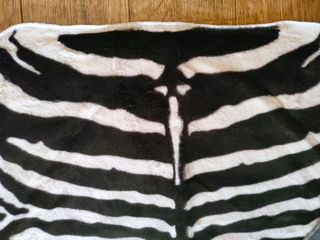 Alfombra estampada de cebra SIN ESTRENAR 