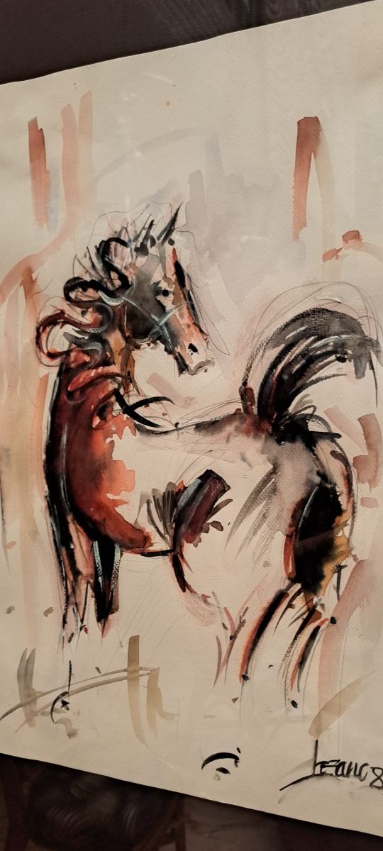 Cavallo ad acquerello Quadro