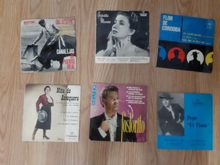 Vinilos Flamenco 45rpm - 6 unidades