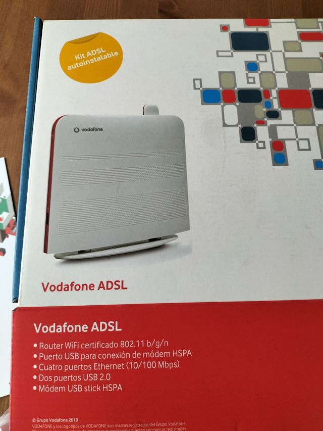 Kit ADSL auto instalable de Vodafone