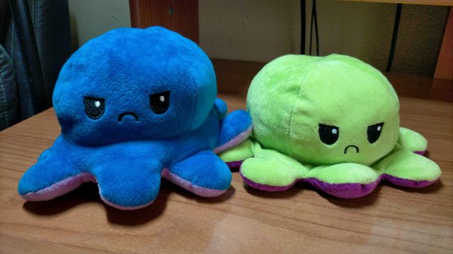 Pulpos reversibles - Peluches