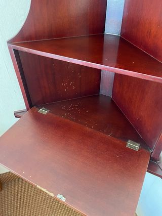 Mueble esquinero madera - 4 repisas